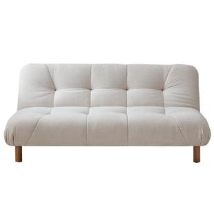 全友家居2026新款奶油风卧室双人沙发客厅小户型折叠两用沙发床