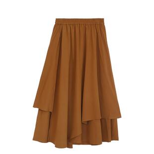 it'real瑞尔法式复古半身裙春秋新款维多利亚多层设计感长裙