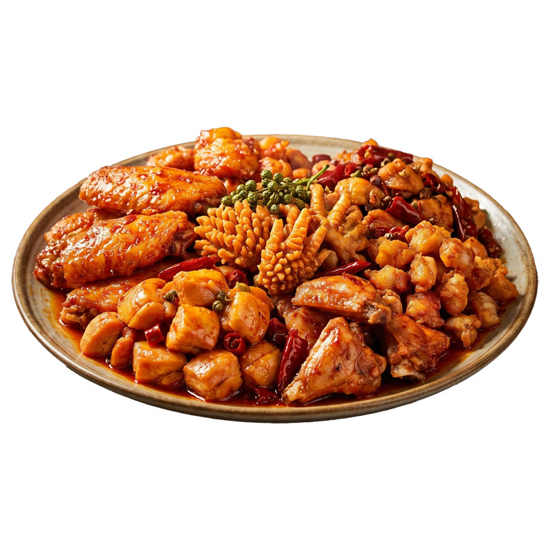 四川特产麻辣鸡丁鸡尖鸡脚筋