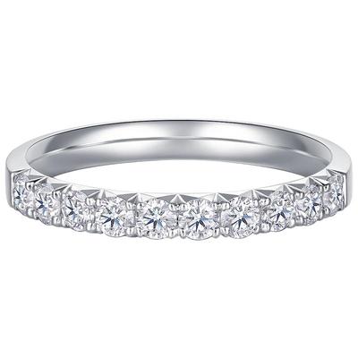 谢瑞麟18k金钻石排戒女士戒指