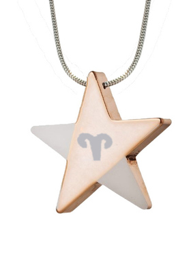 梦克拉钨金项坠男女款星座吊坠