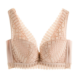 遇见.本文胸6858记忆软钢圈内衣云感棉背心BC收副乳胸罩正品