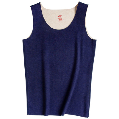 羊毛蚕丝德绒养肤发热保暖背心