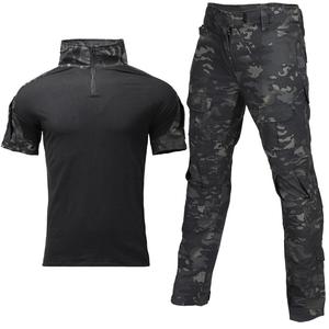 夏季蛙服战术套装短袖迷彩服男女新款透气真人CS军迷耐磨工作服装