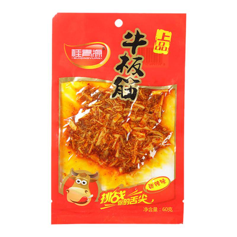 桂青源尚品牛板筋香辣甜辣口味
