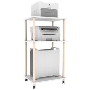 电脑主机打印机一体置物架落地多层加高机箱架托架收纳架子放置架