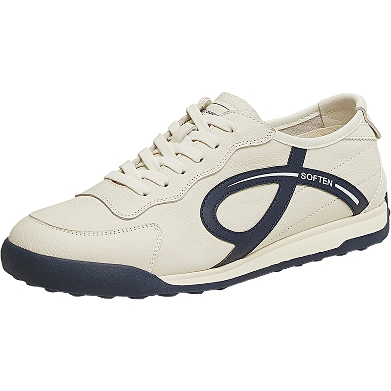 百思图2025春季商场新款户外复古运动德训鞋平跟男休闲鞋81562AM5