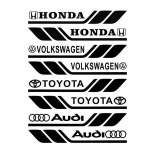 新款汽车车身装饰贴车门个性运动感车贴改装划痕遮挡车贴车门拉花