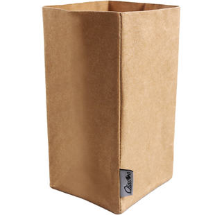 素娘可水洗牛皮纸袋厚防水加冰箱水果蔬菜收纳袋食品级花盆方形大