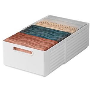 衣柜收纳盒分层可伸缩内衣裤袜整理盒储物筐家用大容量衣物收纳箱