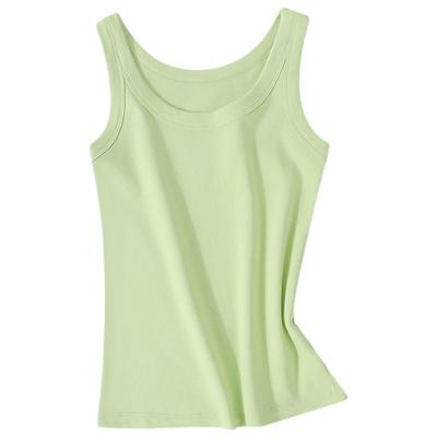 蝶安芬女士背心纯棉内搭打底夏季运动宽带螺纹吊带跨栏可外穿马甲