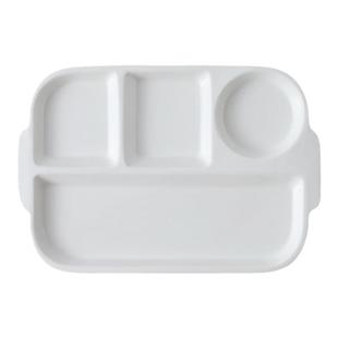 陶瓷餐盘分隔盘儿童早餐盘分格盘子月子餐盘餐具学生食堂餐盘套装