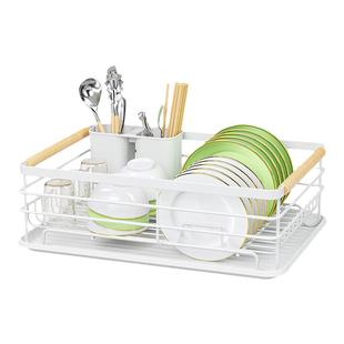 碗盘沥水架台面厨房水槽放碗碟架水槽置物架碗筷收纳放碗收纳碗架