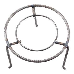 简易柴火炉柴火炉灶新款加高锅架多功能烧水架子钢筋圆圈圆铁圈子