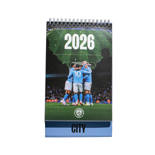 2026年曼城赛程台历球员哈兰德福登罗德里日历办公家用桌摆礼品