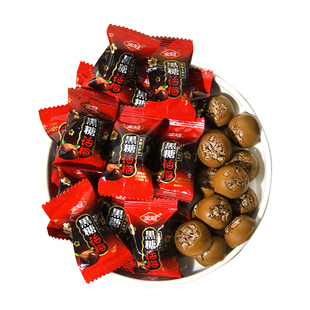 金冠黑糖话梅糖500g散装老式话梅糖硬糖结婚喜糖年货糖果休闲零食