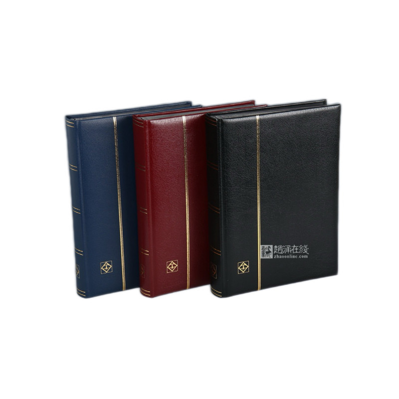 德国灯塔进口32/64页黑底白底豪华插册集邮册大容量邮票收藏册