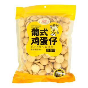 康宜葡式鸡蛋仔香脆蛋圆饼糕点儿童饼干410g蛋卷果子杏元饼蛋蛋果