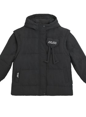 jojo童装男女童秋冬连帽棉服