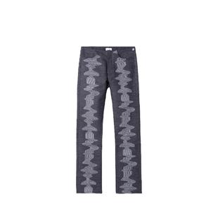 【特价5折】EYTYS牛仔裤Eclipse波浪印花低腰牛仔裤 25男女同款