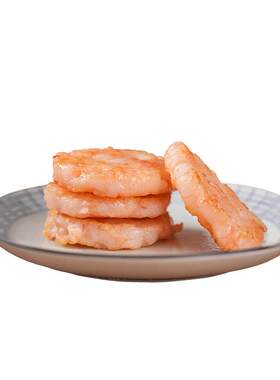 晶华鱼丸鲜虾饼潮汕虾排虾仁饼虾排儿童速食早餐点心空气炸锅煎炸