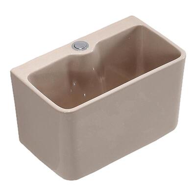 户外庭院拖布池挂墙式家用彩色陶瓷阳台卫生间洗墩布池子悬挂盆