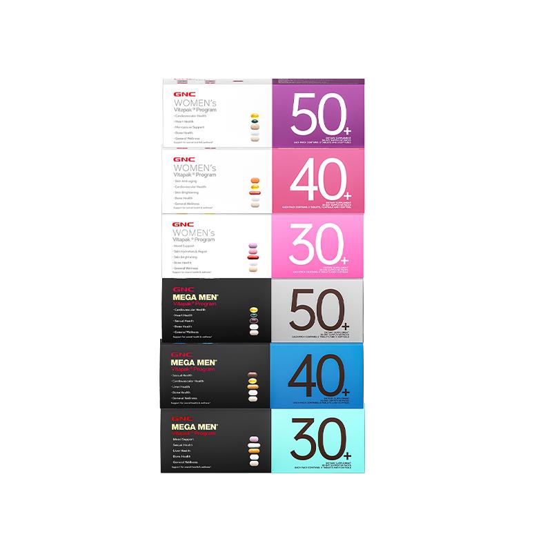 GNC/健安喜Vitapak男性30+营养包