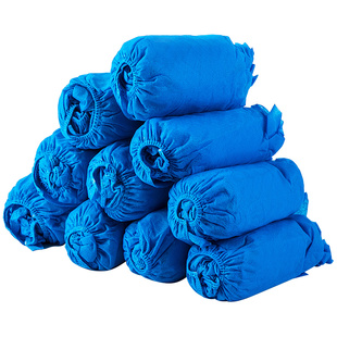 一次性鞋套家用室内加厚透气学生成人用下雨天防水防滑无纺布脚套