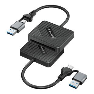 cf卡读卡器多合一佳能尼康ccd相机SD储存卡TF内存安卓type c高速USB3.0适用华为小米苹果手机otg电脑ipad通用