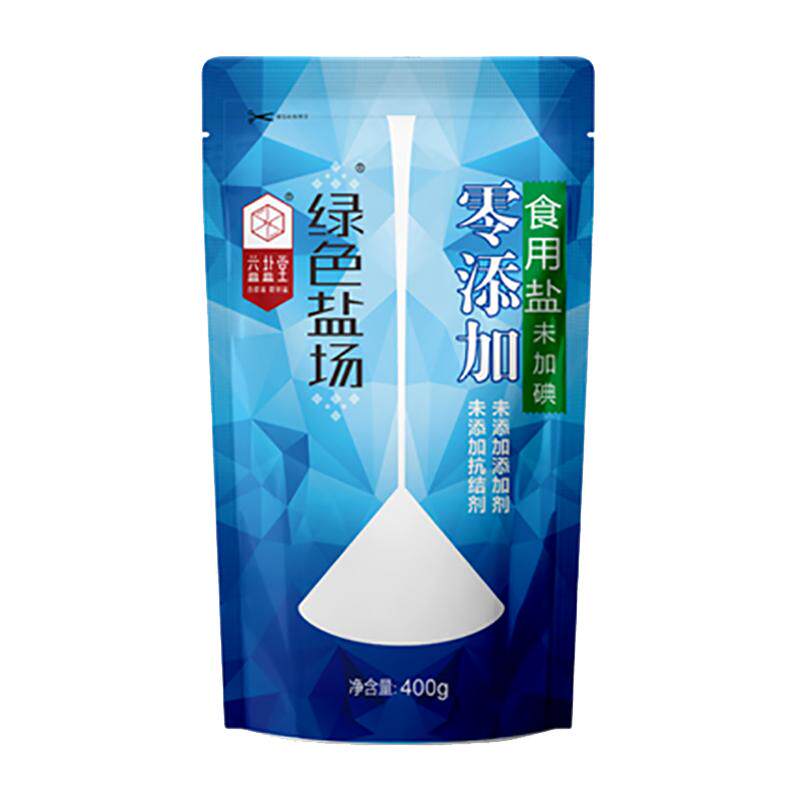 绿色盐场零添加未加碘食用盐细盐