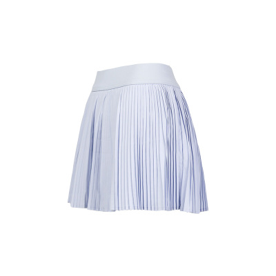 Aria Leisure 白色网球百褶裙女夏羽毛球服运动半身短裙子防走光