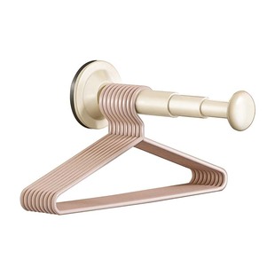 吸盘衣架收纳神器免打孔阳台多功能可伸缩折叠挂钩墙上整理置物架