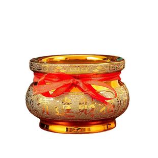 香炉家用室内供奉陶瓷插香炉大号佛具用品上香炉供佛小香炉香炉碗