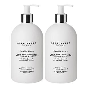 【官方正品】ACCA KAPPA白苔沐浴露双瓶装青橘腊梅绿茶柔和清洁