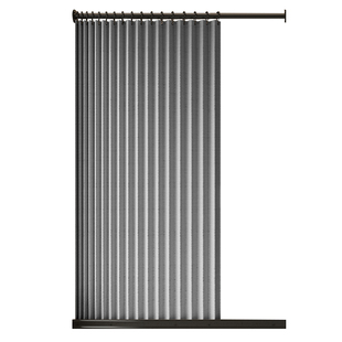 浴室浴帘套装免打孔折叠隐形磁吸防水帘加厚防霉干湿分离隔断门帘