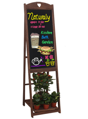 花架立式小黑板店铺广告板展示牌