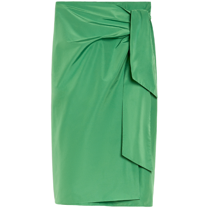 【春夏新降】Weekend MaxMara 2025女装塔夫绸半身裙5101045206