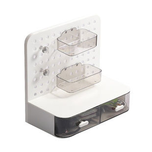 桌面洞洞板置物架路亚假饵硬饵路亚饵鱼饵展示架盒摆件挂件收藏