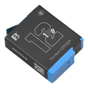 沣标gopro12/11/10/9运动相机电池充电器充电仓黑狗备用电源配件Hero12/11/10/9收纳式充电盒套装901锂电池