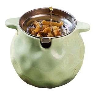 猪油罐耐高温陶瓷罐子家用装油容器厨房调料罐辣椒油专用罐荤油罐