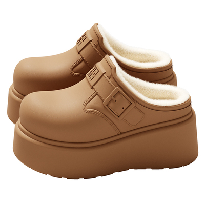 9cm厚底增高棉拖鞋女冬季25新款