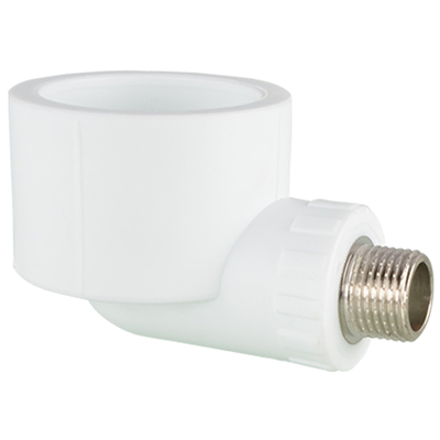 冷热水管ppr外丝牙弯头4分配件