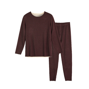 贴心男士蚕丝山羊绒弹力无痕保暖内衣套冬季修身打底秋衣秋裤1668