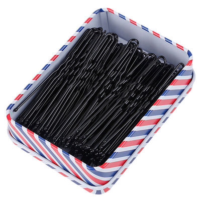 多家宜发夹铁盘发丸子头黑色发夹