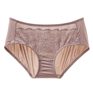 美思2025新款中腰女士内裤无痕抗菌透气纯欲蕾丝大码三角裤
