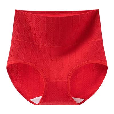 芬腾红色内裤女本命年纯棉高腰