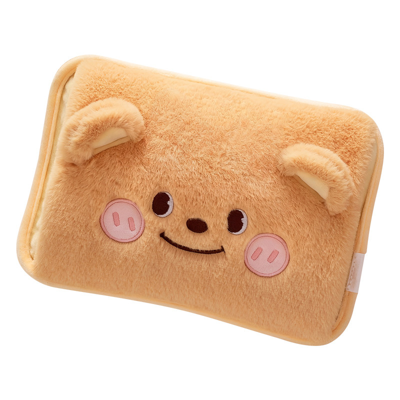 热水袋充电式防爆电暖宝毛绒可爱女注水暖手宝宝电热宝暖水袋加热