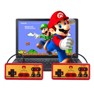 8位黄卡游戏FC电脑红白机游戏小霸王USB手柄电脑游戏90坦克魂斗罗