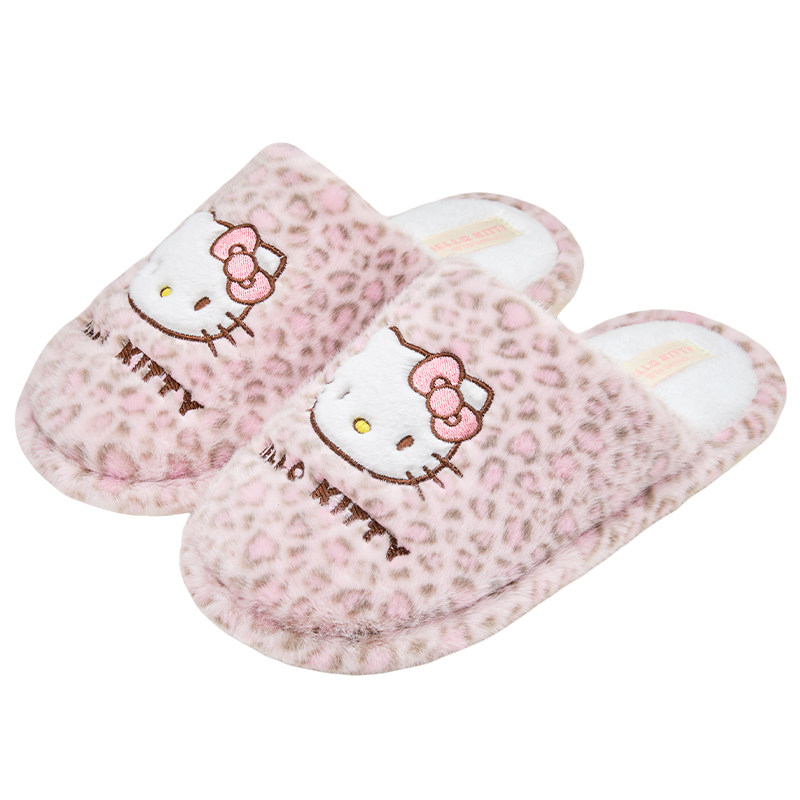 买1送1Kitty棉拖鞋情侣秋冬居家