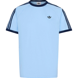 Adidas/阿迪达斯官方正品三叶草男士日常休闲亲肤透气T恤KG6323